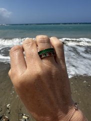 Prsteň-Glow-farebný