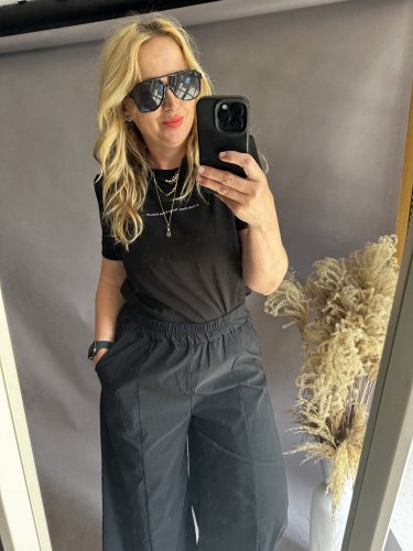 Nohavice široký strih SUN-UNI veľkosť-čierna