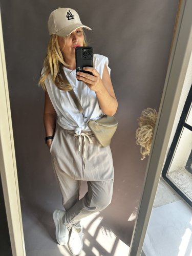 Tepláky nasrávací Velvet-mocca