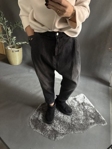 Džíny Sun nasrávací-černé