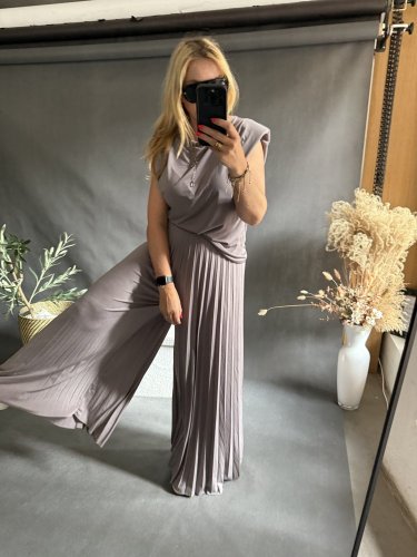 Set Moon 2-dlhé nohavice-mocca