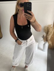 Body široké ramienka-čierná