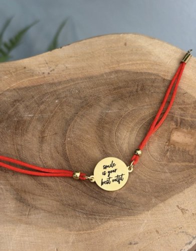 Náramek Fashinity-červený