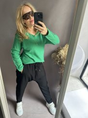 Sveter Moda-zelený