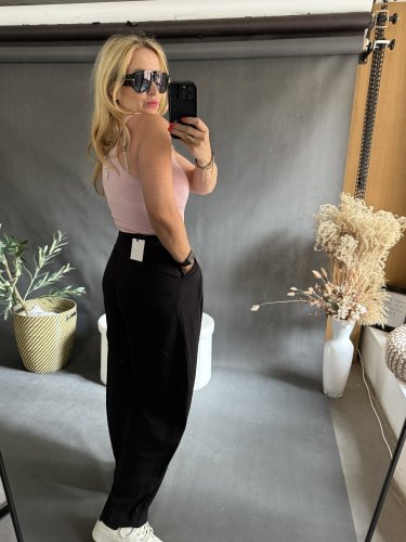 Nohavice Black -Lumina - Velikost: S