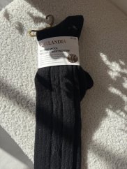Podkolenky Wool-černá