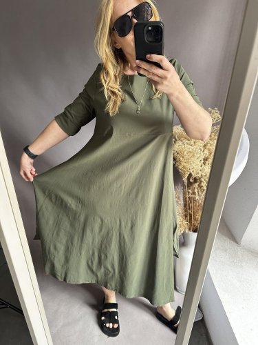 Šaty Alison-Khaki