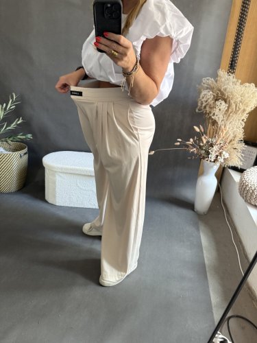 Nohavice Lumina-béžové