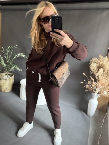 Súprava M-veľkosť UNI odporúčame na XS-L-hnedá