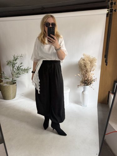 Kalhoty Chicca-černá