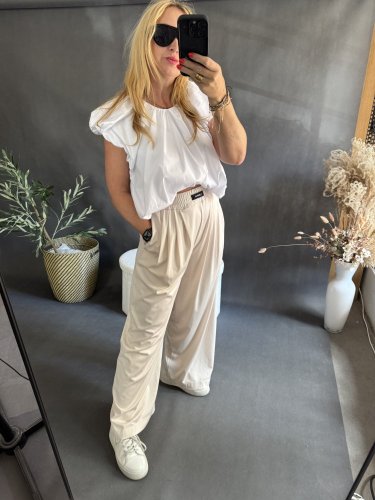 Nohavice Lumina-béžové