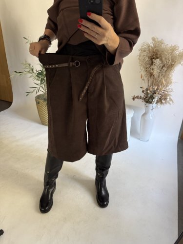Šortky lamiar podzimní-hnědá