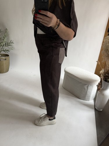 Nohavice Sun s tmavým zadným vreckom