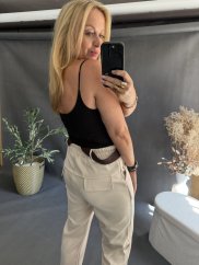 Tielko tenké ramienko-čierné