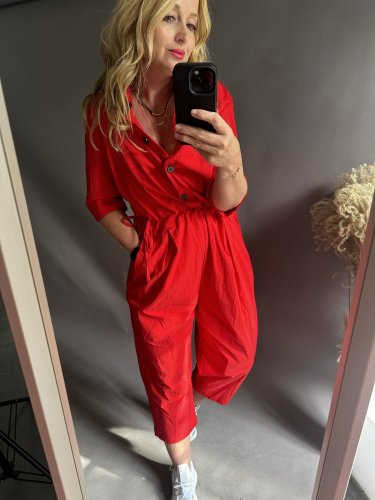 Overal Angel-UNI SIZE-čiervený