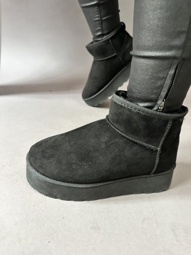 Válenky na platforme BLACK