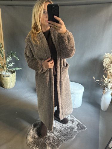 Kabát/cardigan Meccuch-Mocca