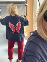 Tričko Angel-modré