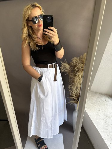 Sukňa Geneve-bielá