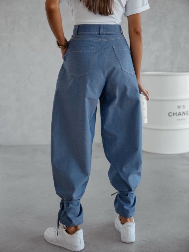 Nohavice v štýle Jeans modré-veľkosť 36 a 38