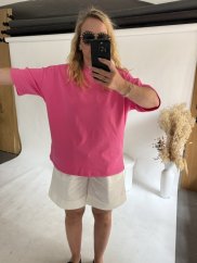 Tričko Lorene oversize-pink
