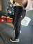 BODYSLIM LEGÍNY S PROŠITÍM - ČERNÁ - Velikost: XL