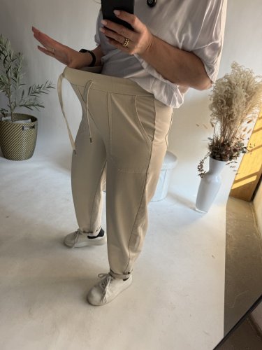 Tepláky Naif-béžové