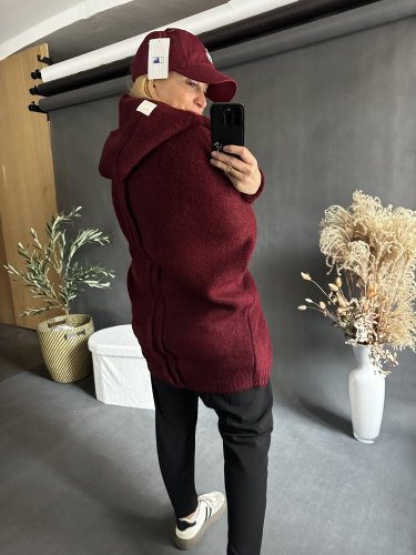 Cardigan Sempre-vínový