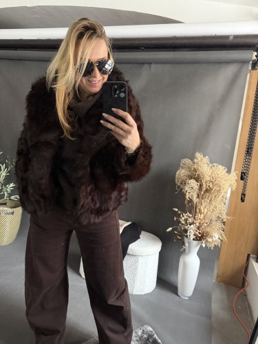 Kožúšok Stella-hnedý