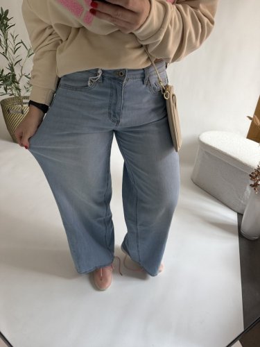 Džínsy Woman rovný strih