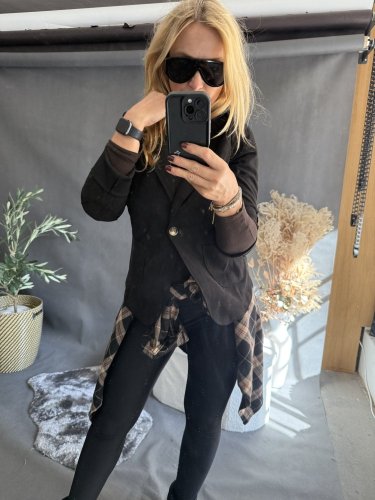 Sako Luisa velur-černá