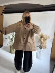 Trenchcoat Jeseň / Jar na stiahnutie- cognac