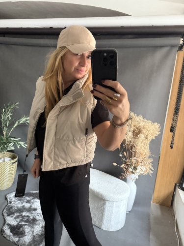 Vesta Crop S/M a L/XL-béžová