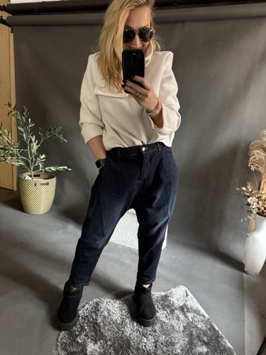 Džínsy Sun nasrávací-blue