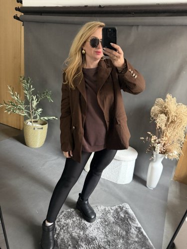 Sako Oversize zateplené hnědé