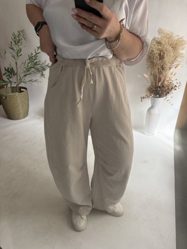 Tepláky Michelle-beige