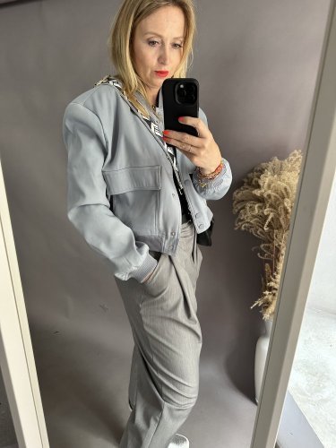 Bomber Zara-šedá