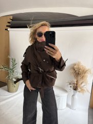 Trenchcoat KOKO-hnedá