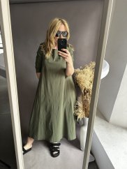 Šaty Alison-Khaki