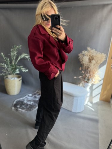 Kabátek Adéla-vínová