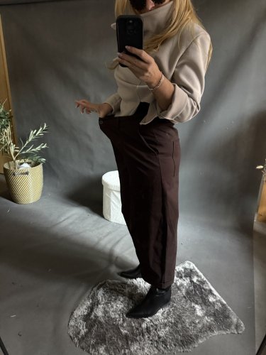 Nohavice Big Sun 3/4 dĺžka-hnedé