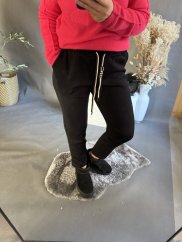 Kalhoty Fashion-černé