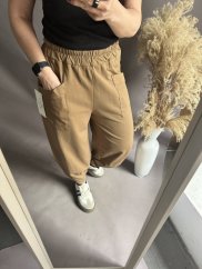Teplákové kalhoty belle-hnědé
