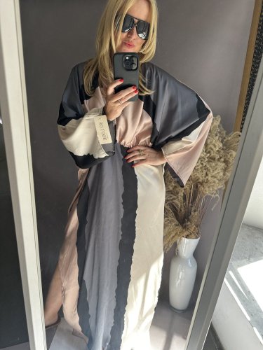 Šaty So Look-čierno-béžovej