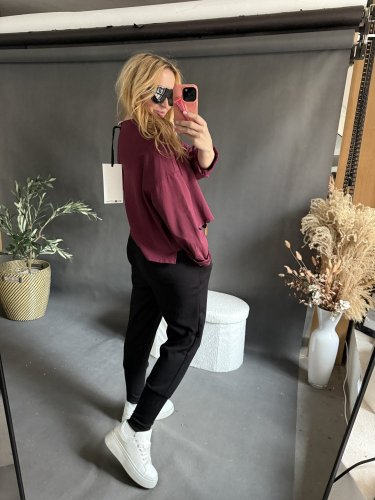 Tričko Sum s kapsou 2-vínové