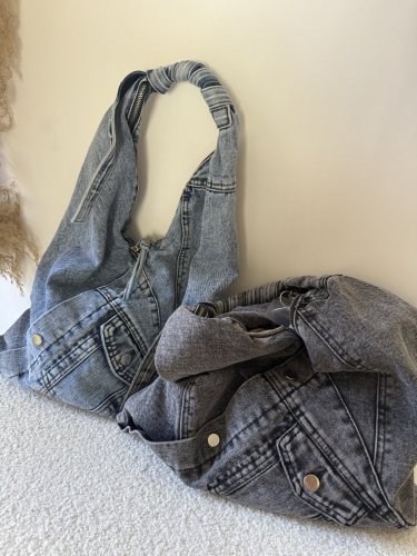 Kabelka Jeans-modrá