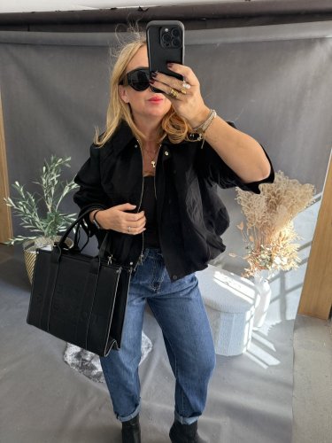 Bomber Mochy -černý