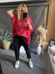 Halenka Sun průhledná Lyocel-fuchsie