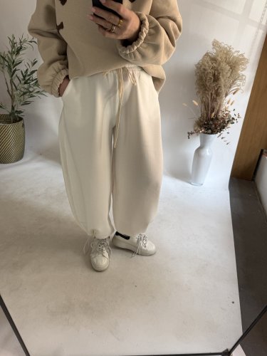 Tepláky Joyna-bílá