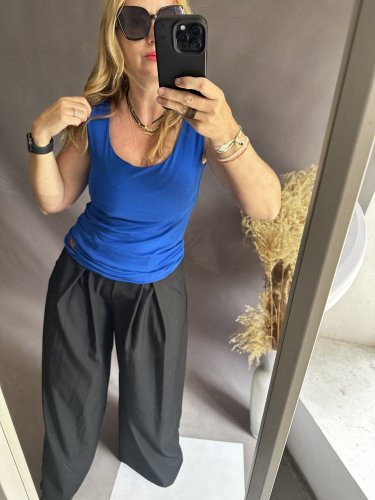 Tielko-široká ramienka-modré